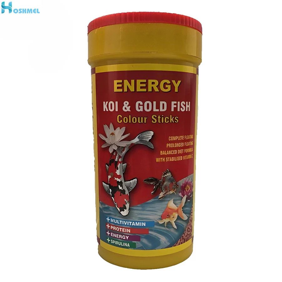 غذا ماهی انرژی مدل KOI & Gold fish Colour sticks حجم 250 میلی لیتر